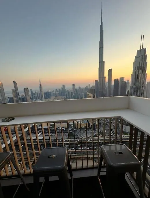 Burj Khalifa & Fountain View In Downtown - Opposite To Dubai Mall - Super High Floor - Big Balcony Setup