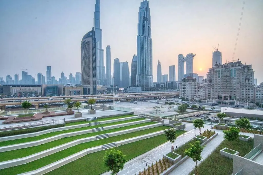 Apartmán Burj Khalifa & Fountain View In Downtown - Opposite To Dubai Mall - Super High Floor - Big Balcony Setup Spojené arabské emiráty
