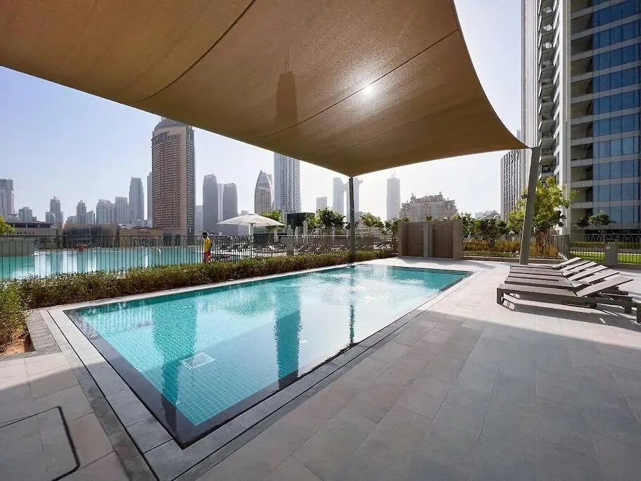Burj Khalifa & Fountain View In Downtown - Opposite To Dubai Mall - Super High Floor - Big Balcony Setup